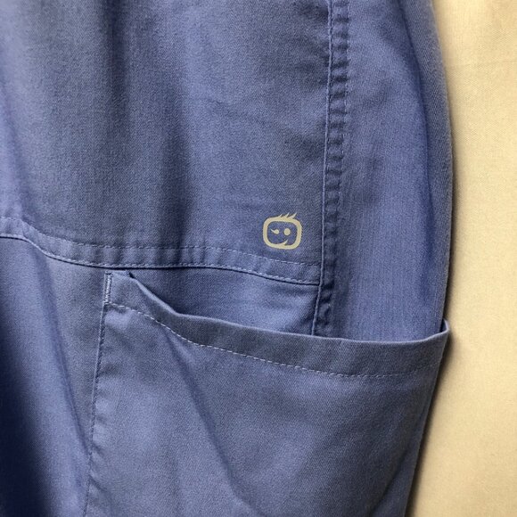 WonderWink Pro True Plus Fit Scrub Pants Womens Size 3XL Blue Medical Nurse - Picture 5 of 6
